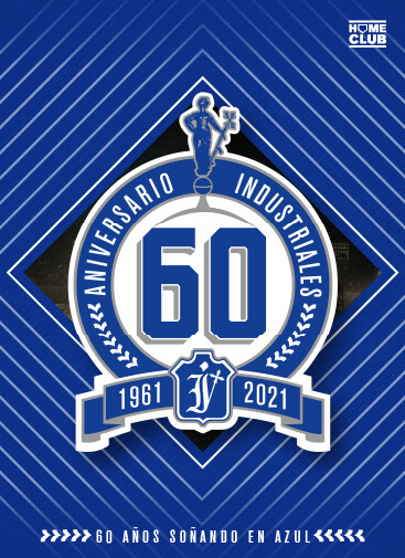 Logo de la camapña por los 60 años del equipo de béisbol de la capital cubana, los Industriales de La Habana.